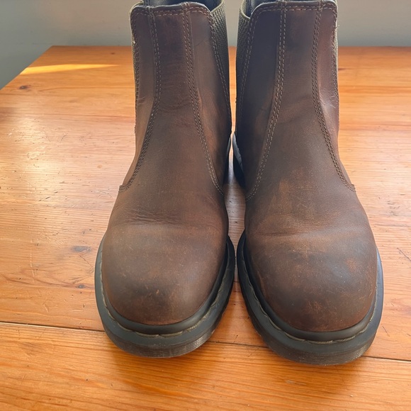 Dr. Martens 2976 Brown Leather Chelsea Boots Size 41 - Picture 2 of 7